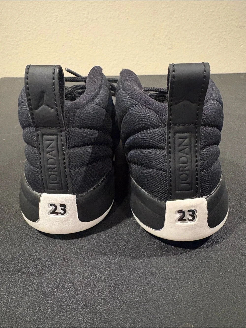 Nike Air Jordan Retro 12 850000-004 Black White Shoes Toddler Infant Size 9C